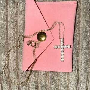 Effy Diamond Cross Necklace